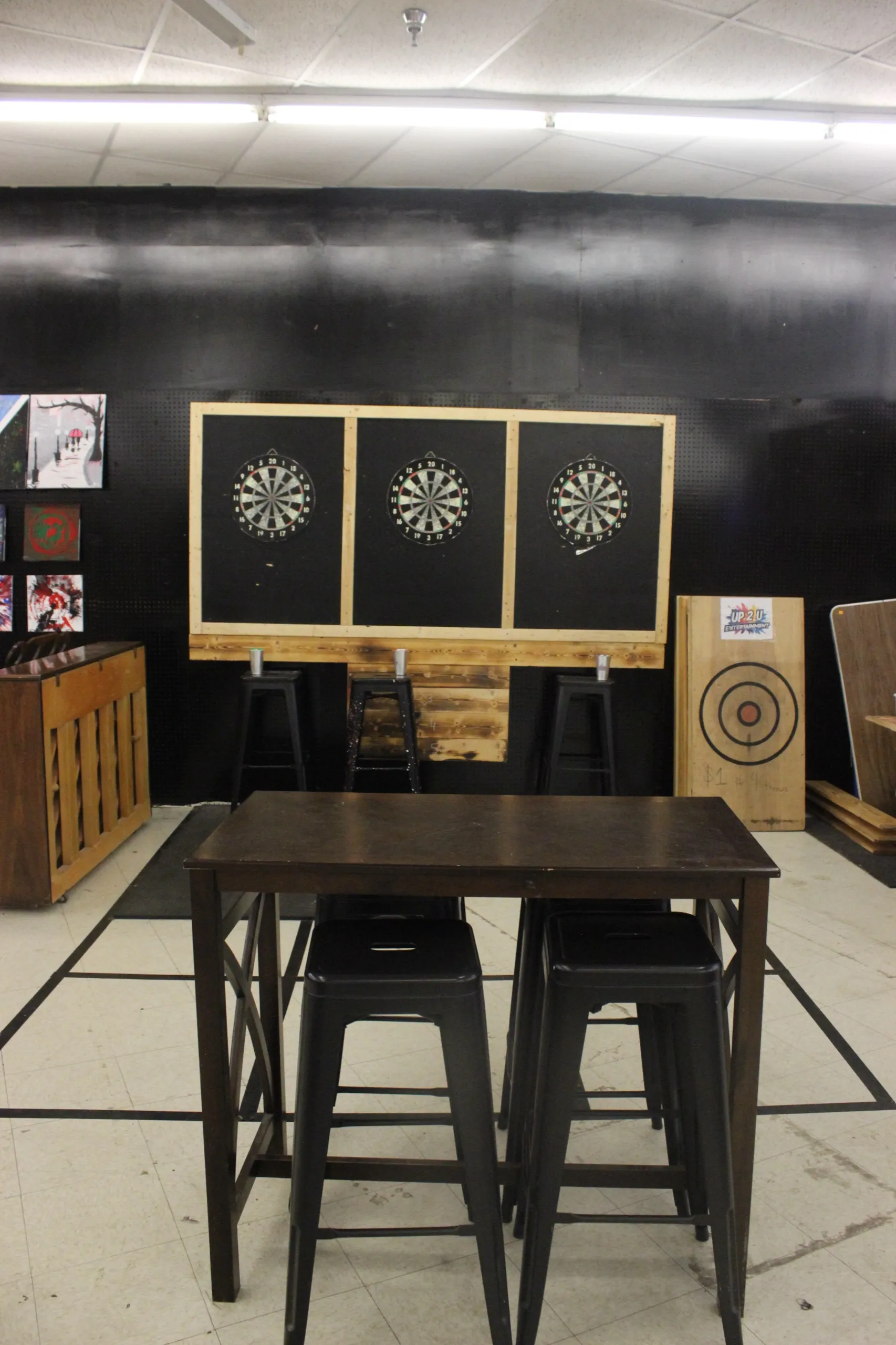 Dartboards at Up 2 U Entertainment in Albany, GA