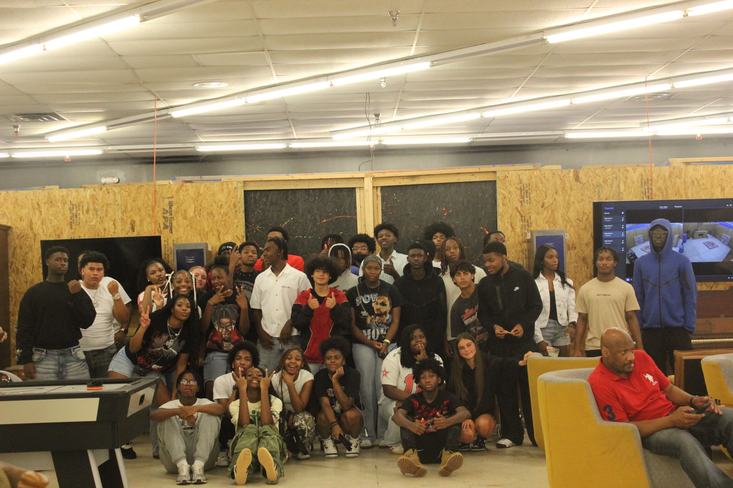 Group celebrating together at a private event at Up 2 U Entertainment in Albany, GA