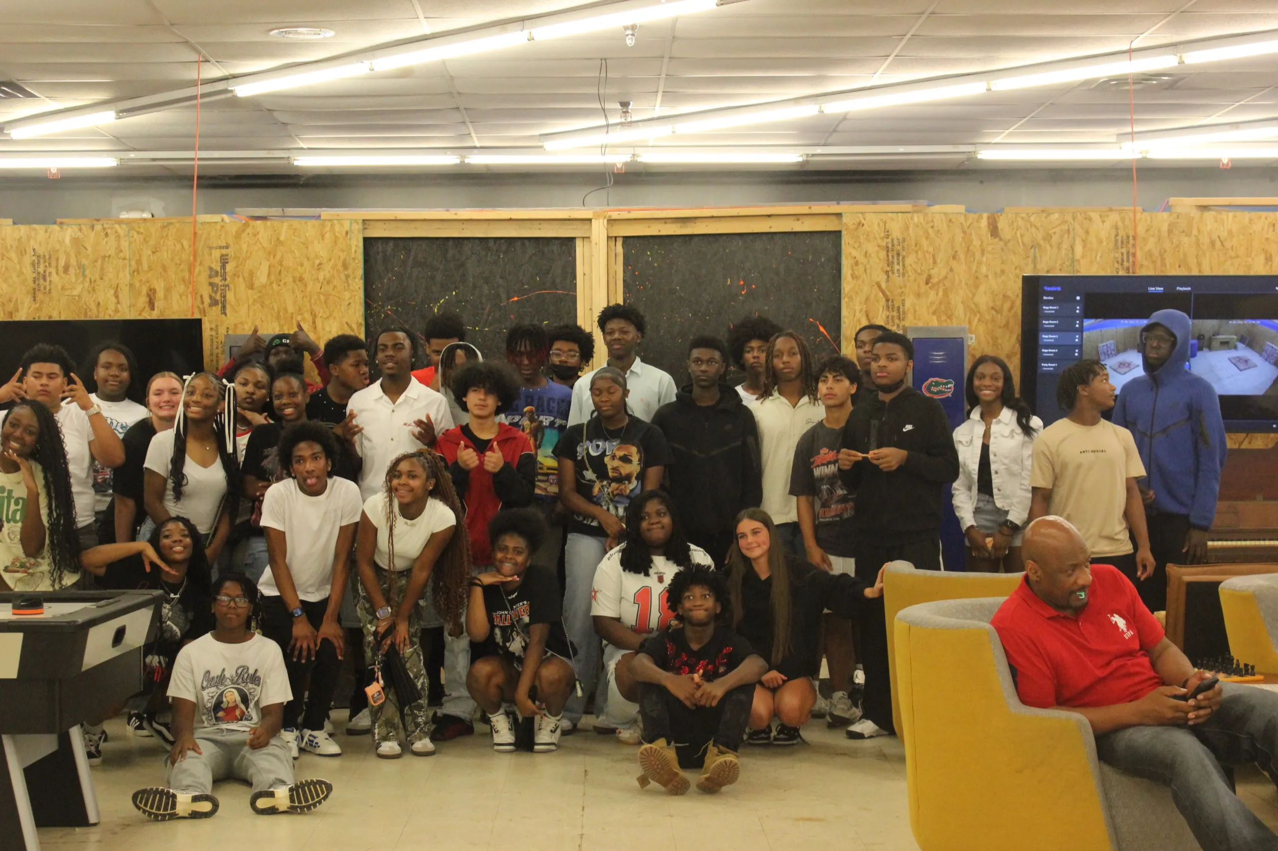 Guests enjoying a group night out at Up 2 U Entertainment in Albany, GA